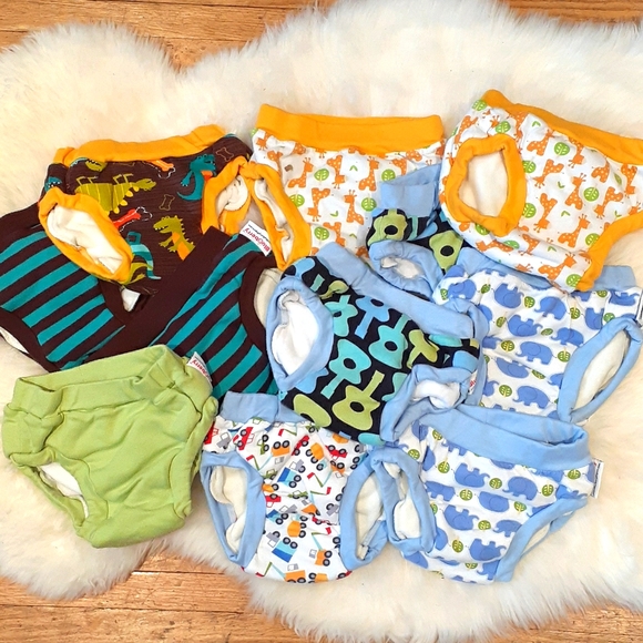 Blueberry Diapers Other - 12 Blueberry Cloth Training Pants, size Large